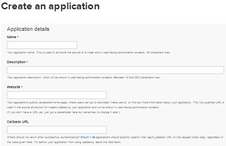 Create a Twitter application wih Raspberry Pi