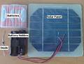 Basic 4 AA Solar Battery Charger Plans