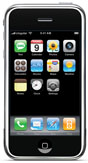 iPhone charged with a solar panel