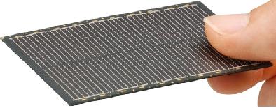 Sharp LR0GC02 solar panel module for recharging mobile telephones