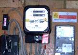 A total generation meter installed for a PV solar power system