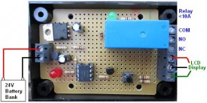 24V Low Voltage Disconnect with Data Display | REUK.co.uk